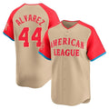 Minshop H.Astros #44 Yordan Alvarez Player Cream American League All-Star Game Limited Stitched Jerseys