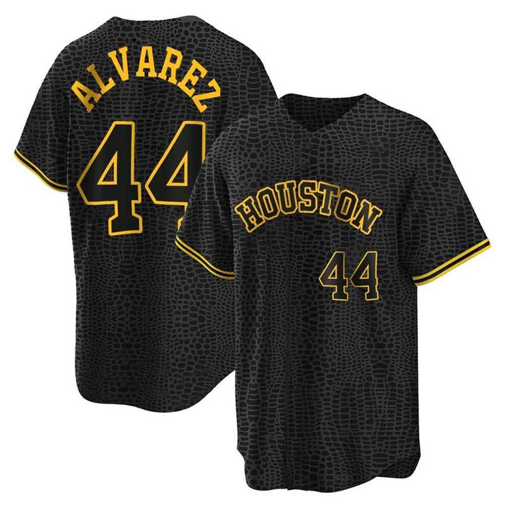 Minshop H.Astros #44 Yordan Alvarez Player Snake Skin City Home Game Stitched Jerseys