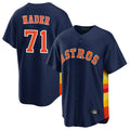 Minshop H.Astros #71 Josh Hader Player Navy Home Game Stitched Jerseys